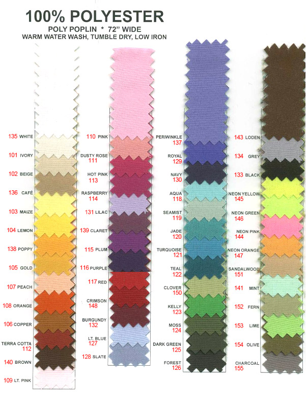 Linen - 100% Poly, 90